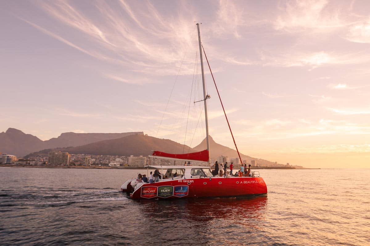 Cape Town Sunset Cruise in V&A Waterfront, Cape Town, South Africa