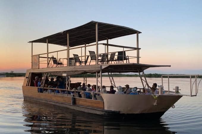 Chobe River Sunset Cruise in Chobe River, Kasane, Botswana