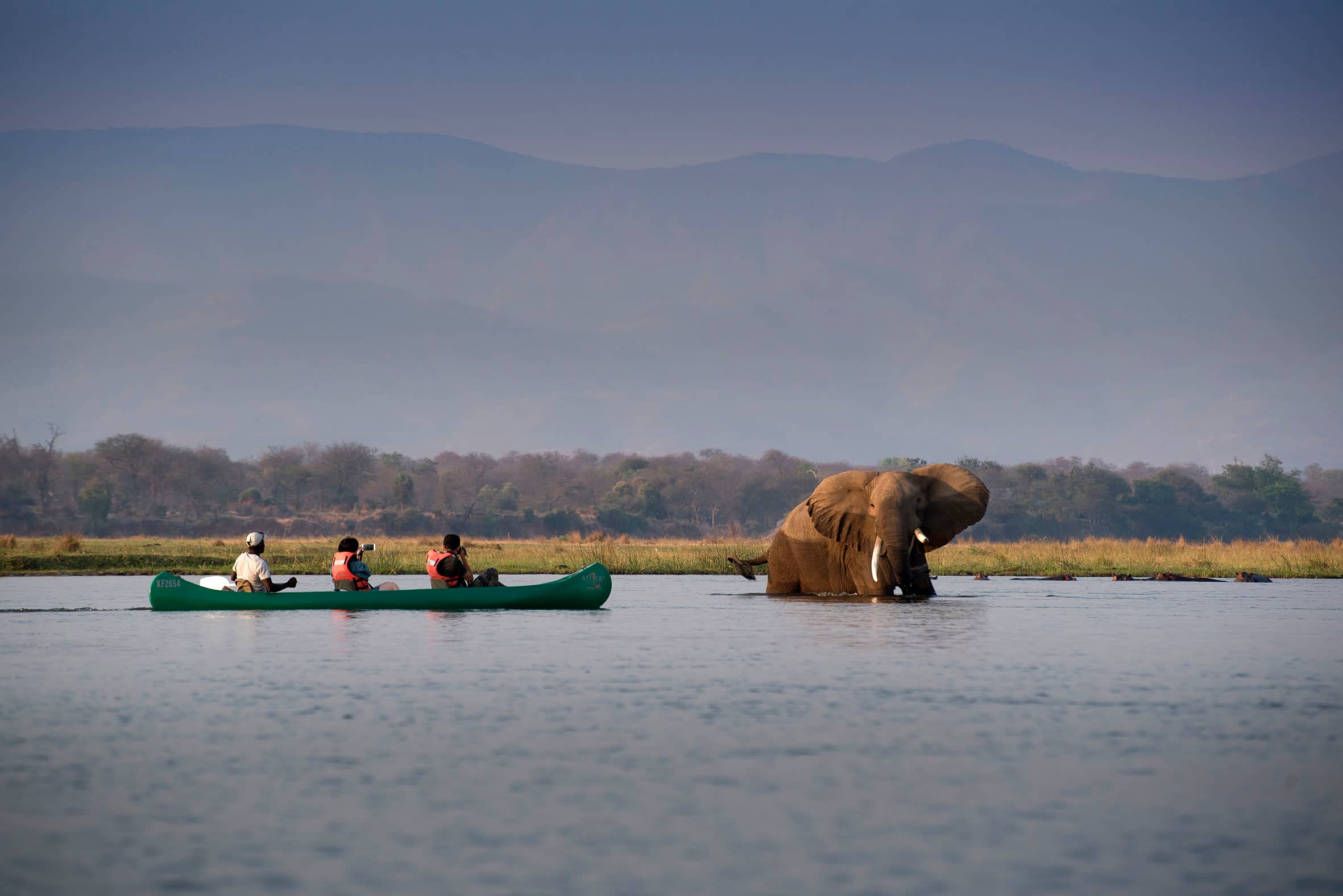Mana Pools Walking & Canoe Safari in Mana Pools National Park, Lower Zambezi Valley, Zimbabwe